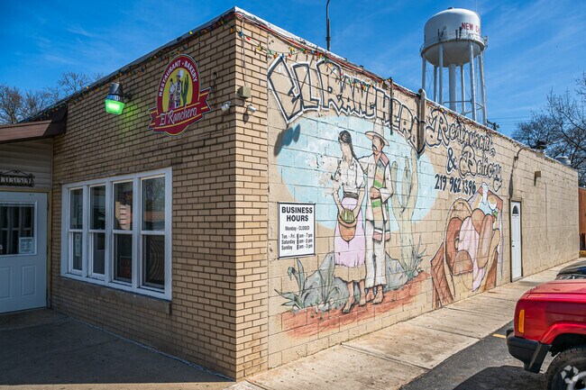 El Ranchero restaurant is centrally located on 37th Ave in New Chicago.