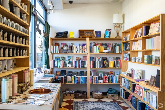 In Littleton near Goddard you'll find charming locally-owned shops like Spell Books.