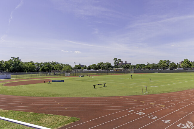 Bronx Collaborative High School has an amazing athletic field for the students to practice.