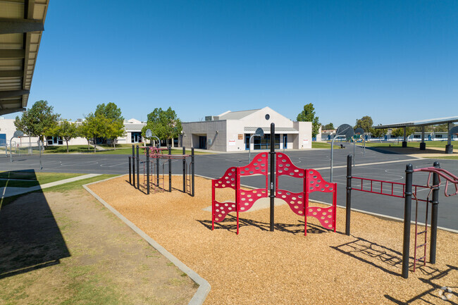 Nicolas Valley Elementary School offers playground obstacles in Winchester-Silverhawk.