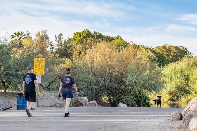 Centennial Beach offers access to the river at West Wetlands Park in Yuma, AZ
