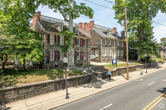 Several 18th-century homes still exist along North Market St in Brandywine Village.