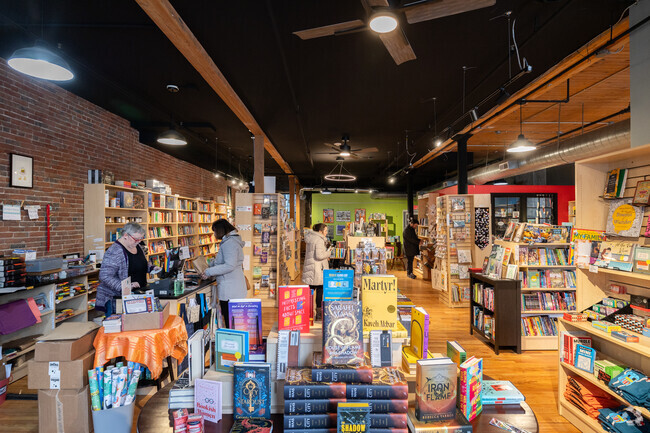 La La Books in Lowell, MA has a nice selection of books for all ages.