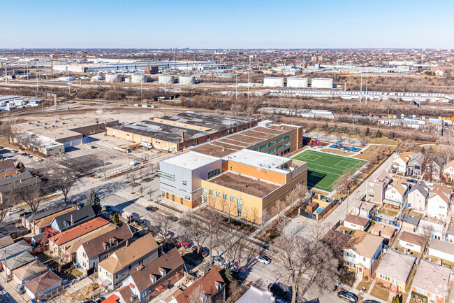 Calmeca Academy Elementary School is located at 3456 W 38th St
Chicago, IL 60632.