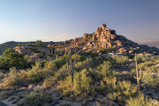 Carefree is a Sonoran Desert town founded in the 1950s as an upscale escape from the city.