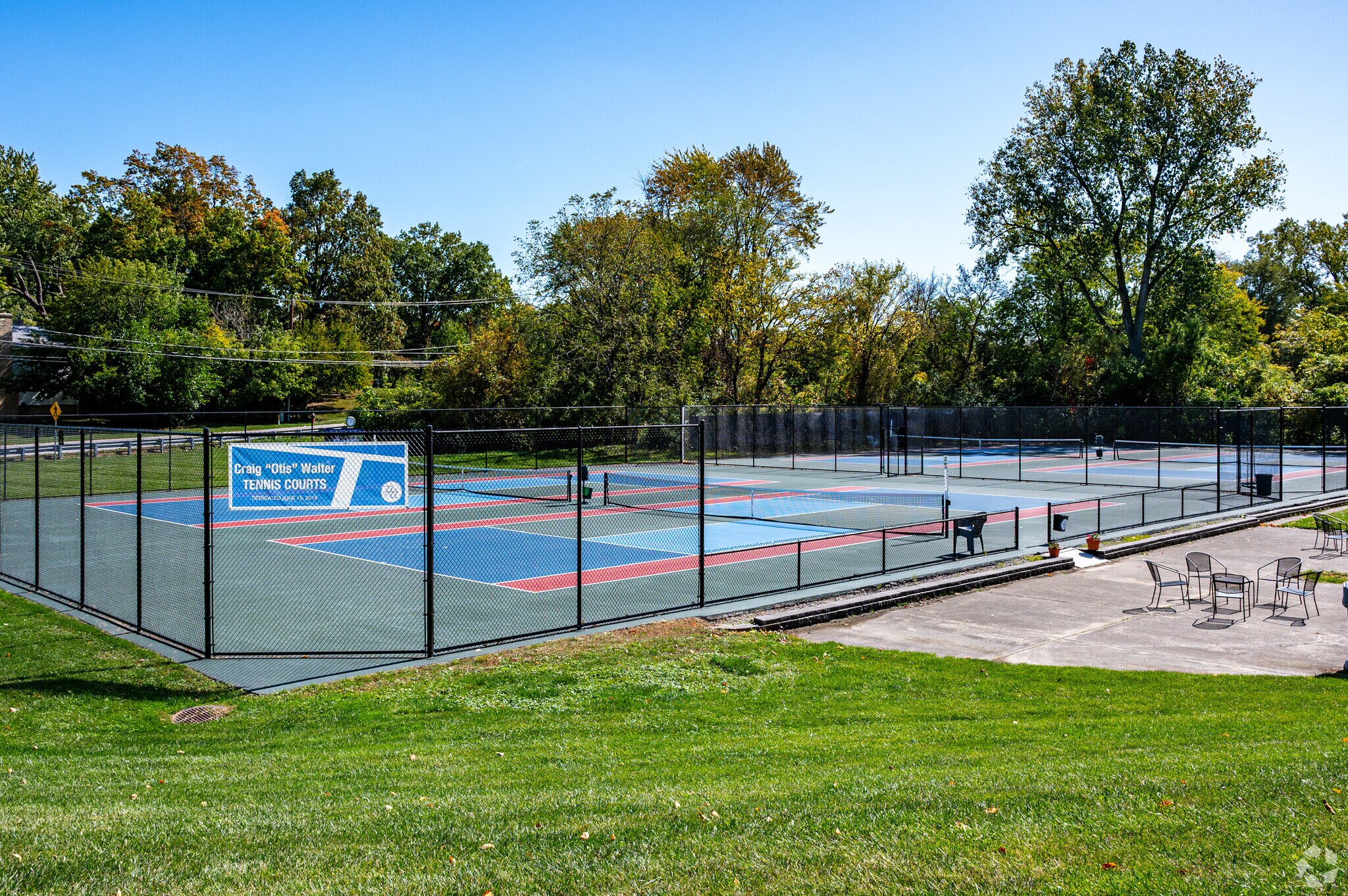 Enjoy a few sets of tennis at Two's Athletic Club in Southwyck.