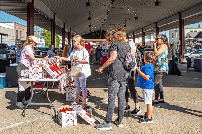 Local Ponchatoula strawberries are a crowd favorite at the Gretna Farmer’s Market.
