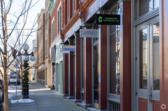Many retail shops in downtown Frankfort now occupy buildings that were originally built in the 1800s.