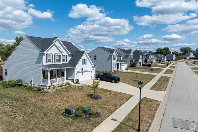 New traditional-style homes are now available in new developments in Rittman, Ohio.