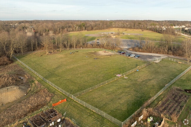 Residents can let their dogs run at the Keyser Park dog park in Cuyahoga Falls, Ohio.