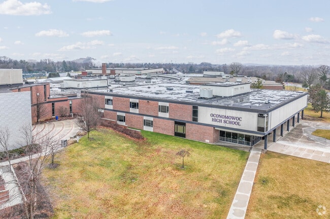 here is one of the entrances to Oconomowoc High School.