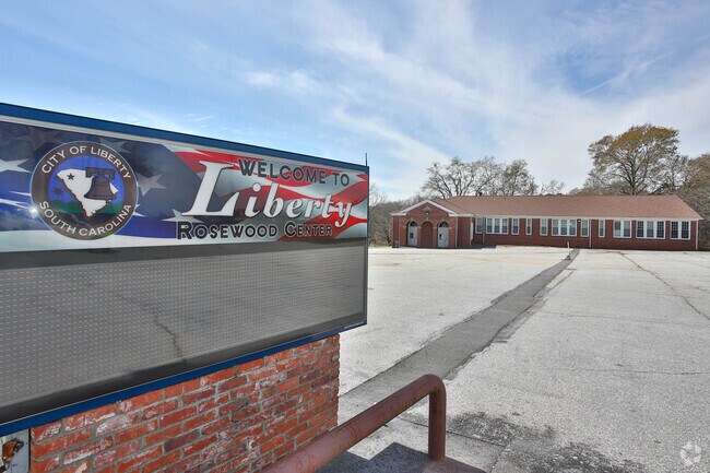 Formerly the school for African American students Rosewood Center now houses the municipal offices