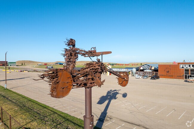 Avid motorcyclists ride into town every August for the Sturgis Motorcycle Rally.