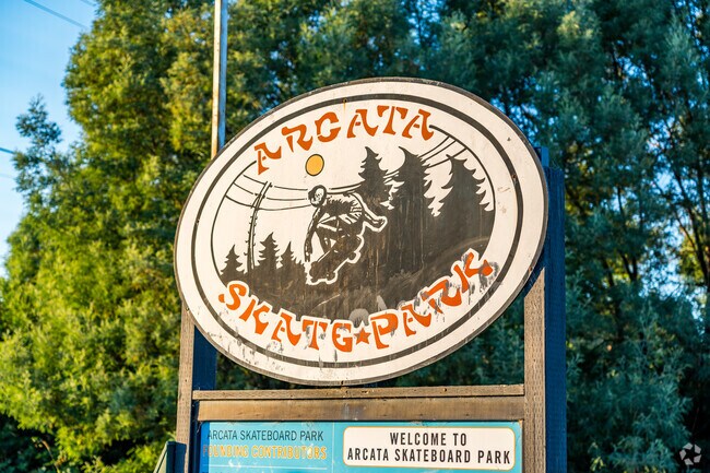 The Arcata Skate Park is located in Sunset and is only 5 minutes away from Cal Poly Humboldt.