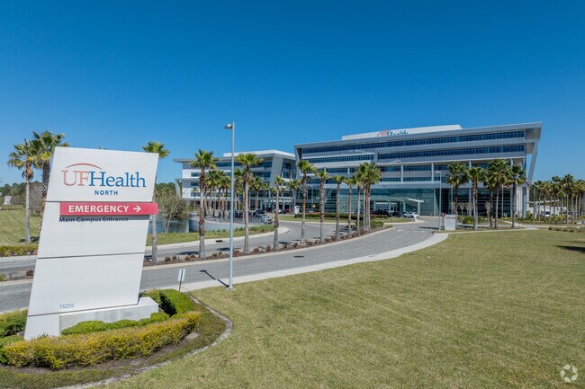 For your healthcare needs, there is the new UF Health North Campus Hospital.