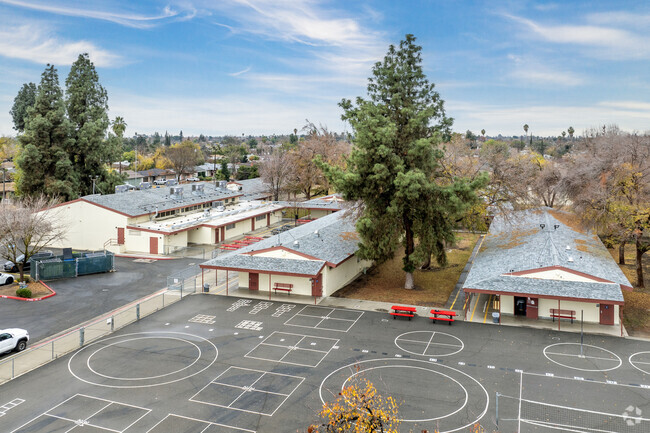 The classrooms at Wishon Elementary School in Fresno.