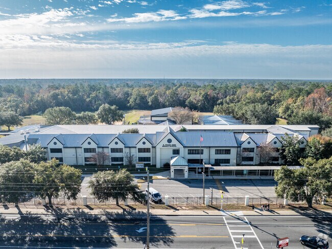 R. Frank Nims Middle School os located on the south side of Tallahassee.