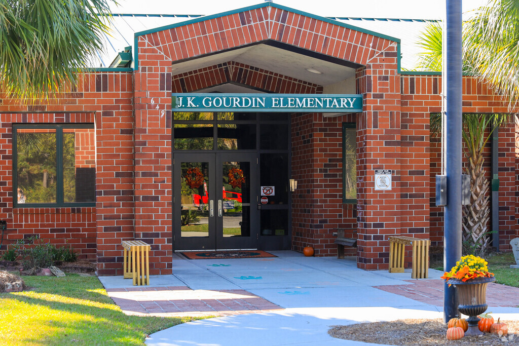 The J.K. Gordon Elementary school is a public option near Monk's Corner in South Carolina.