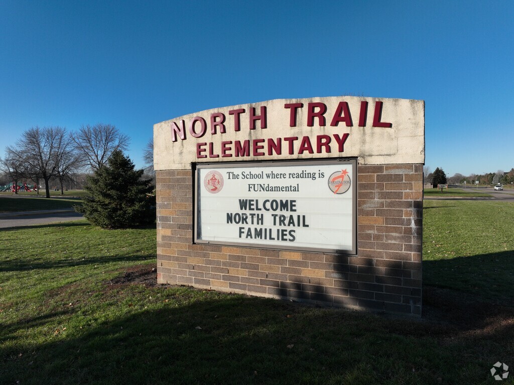 North Trail Elementary has grades K through 5.
