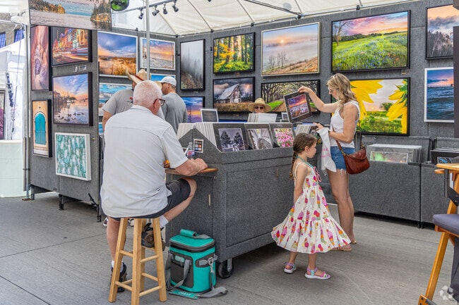 Immerse yourself in the vibrant atmosphere of creativity at Arts in Bloom Festival in McKinney.