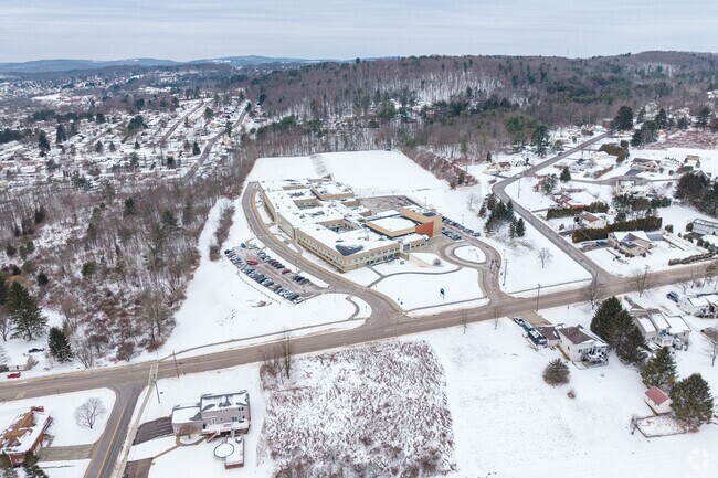 Maine-Endwell Middle School is in a rural area.