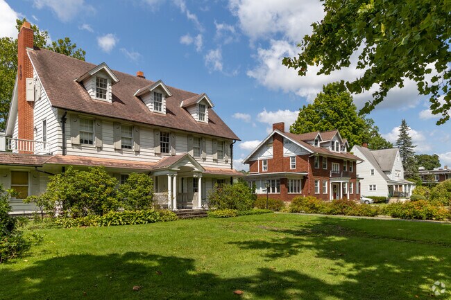 Columbia Park has rows of large homes adjacent to Tuckahoe Park.