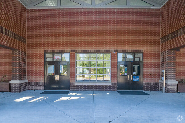 Mulberry Elementary School is one of the newer school buildings in the area.