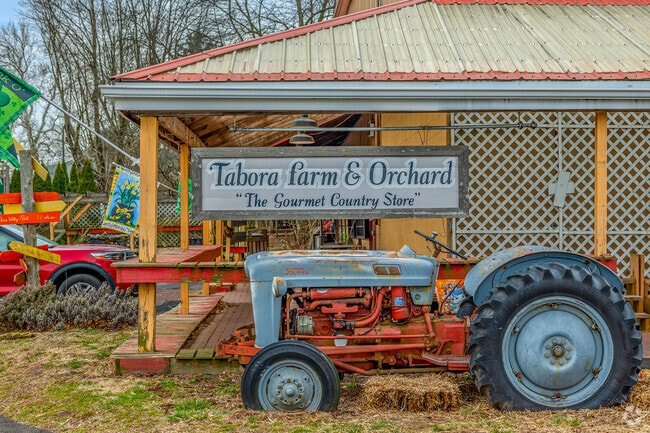Tabora Farm & Orchard is known for sandwiches, preserves, and fresh pastries.