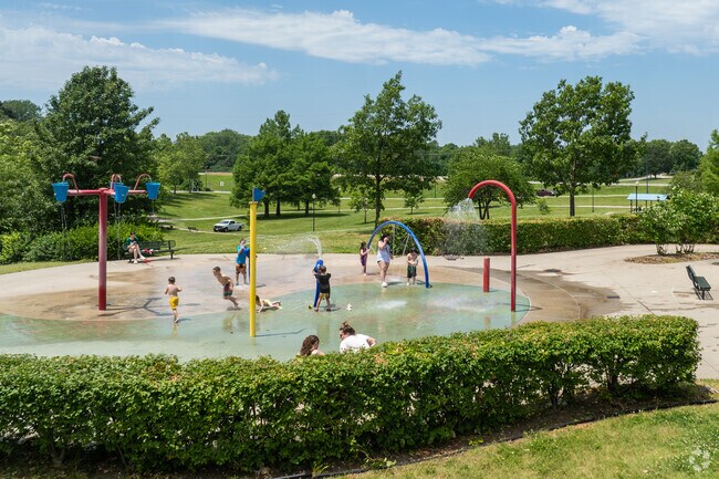 Kids flock to the McCoy Park Splash Park in the summer time.