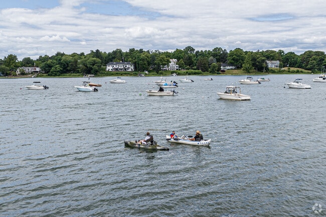 Kayakers come to Setauket Harbor to enjoy the outdoors in Setauket-East Setauket.