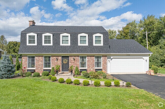 Dutch Colonial Revivals can also be found in Northwest Central Geneva.