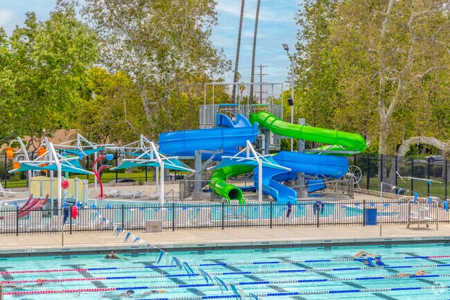 The water slide at Mary Alvord Recreation Center is a great place to bring your children.