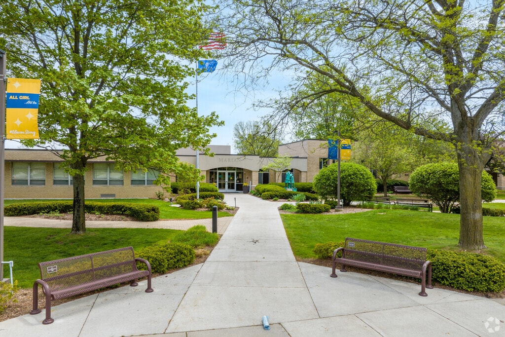 Marian High School is a private high school in Bloomfield with 371 students.