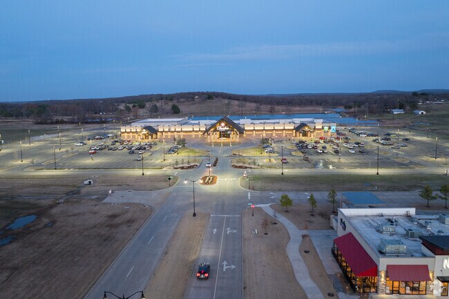 The casino in Tahlequah offers an exciting and lively atmosphere, featuring a variety of gaming options.