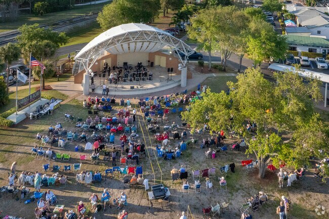 The band at Riverside Park in Bonita Springs house events like Stardust memories.