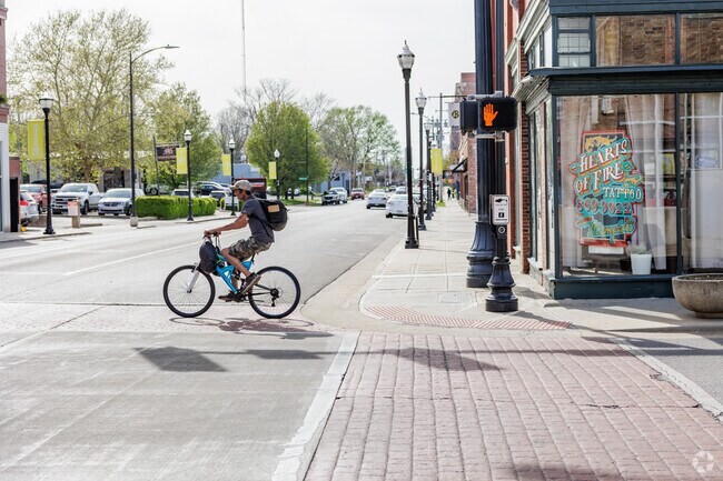 Pedaling around the neighborhood is common in West Central.