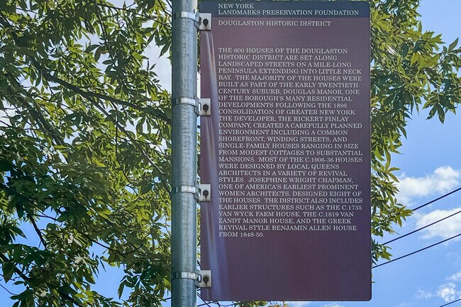 Douglas Manor is a historic district of Queens with 600 homes, some dating back to the 1800's.