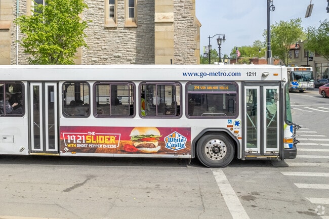 Many East Walnut Hills residents commute by bus.