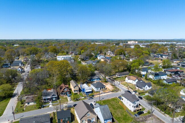Bankhead features lush green lots on wide streets.