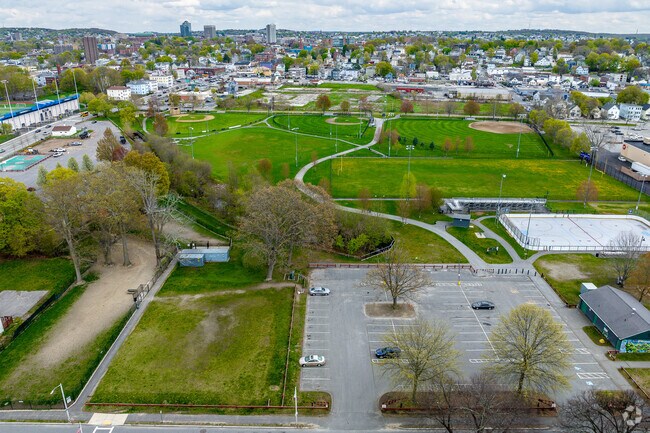 Beaver Brook Park, houses the Ted Williams Little League and the Worcester Vikings youth football program.
