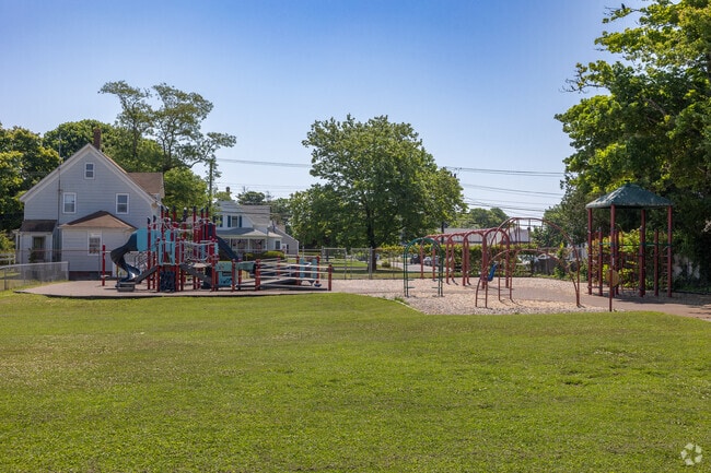 A large playground rests on Chatham Elementary School in Chatham.