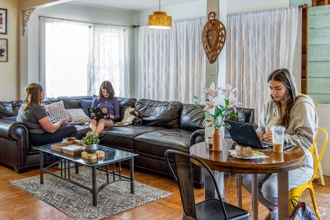 The Mill and Company offers a peaceful living room vibe for you to enjoy your coffee and baked goods.