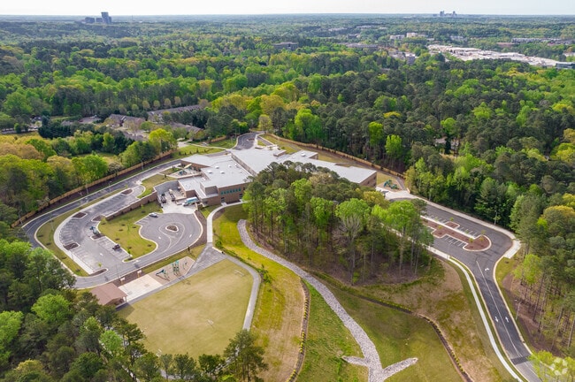 Crabtree Valley York Elementary aerial2
