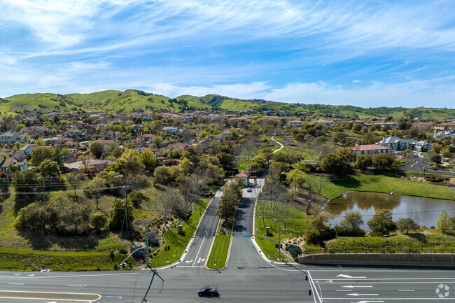 Ruby Hill is nestled in the rolling hills of the Livermore Valley, offering breathtaking views.