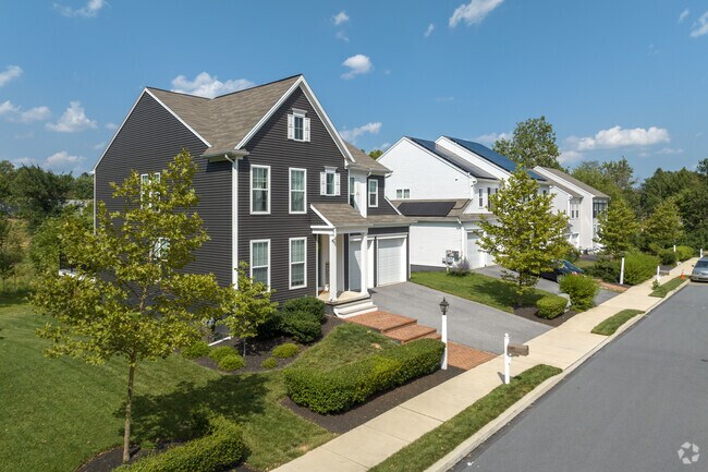 Grandview Heights offers large homes, some with two car garages.