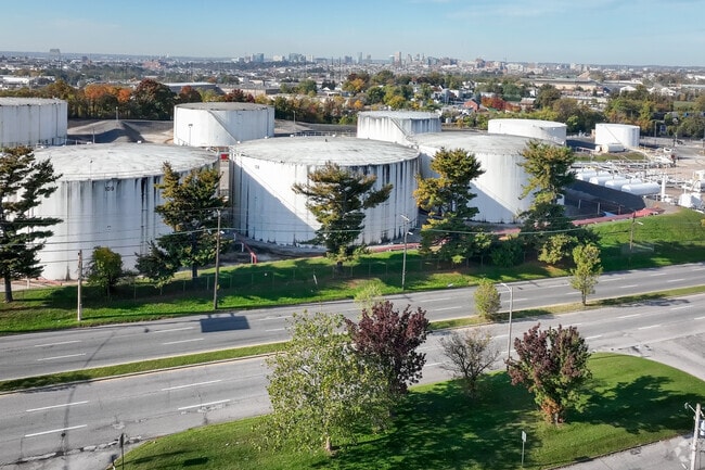Across the street from Armistead Elementary is the Petroleum Fuel and Terminal Company.