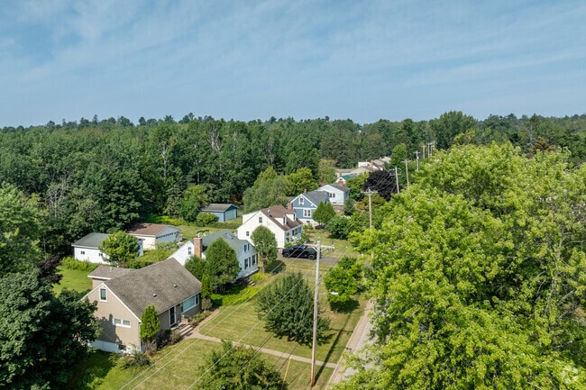 Rows of bungalow style homes and cape cods can be found in Congdon Park.
