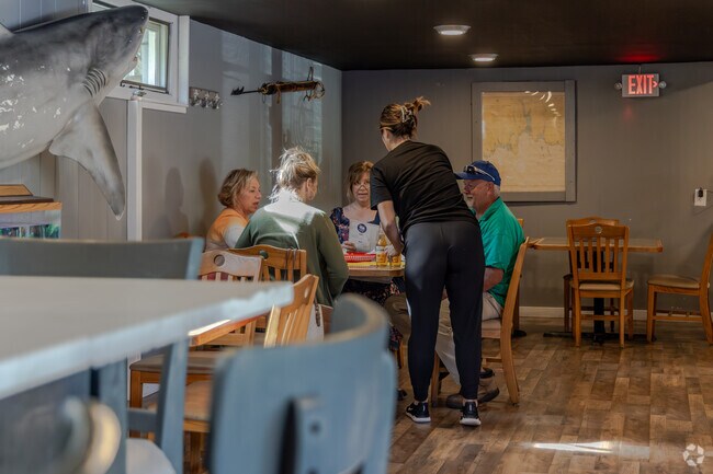 Shipwreck Tavern is a restaurant and bar that serves excellent food and service.