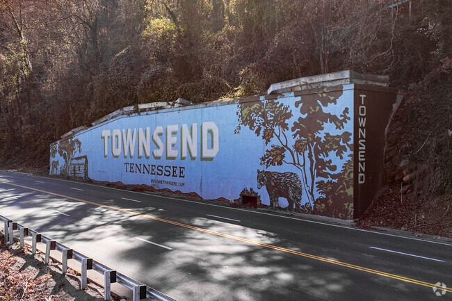 This Townsend mural welcomes you home to the Smoky Mountains.