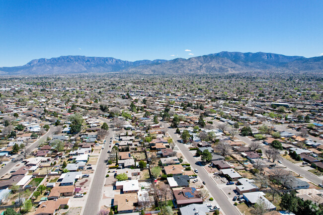 Aerial Over Mesa Village